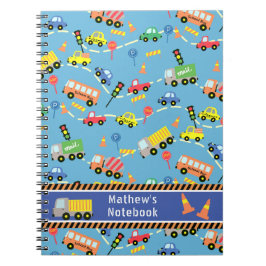 Transport Blue. Notizbuch Notizblock