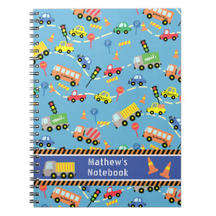 Transport Blue. Notizbuch Notizblock