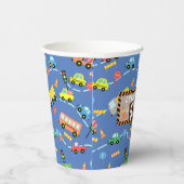 Transport Blue Pappbecher (Rechts)