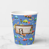 Transport Blue Pappbecher (Vorderseite)