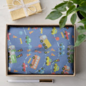 Transport Blue Seidenpapier (Geschenk)