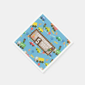 Transport Blue Serviette (Ecke)