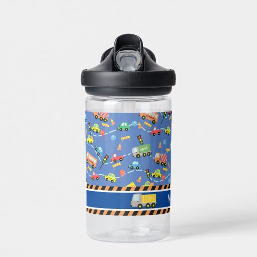 Transport Blue Water Flasche (Vorne)