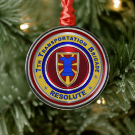 Transport Brigade Weihnachten Ornament Aus Metall