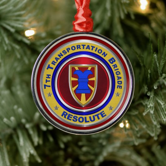 Transport Brigade Weihnachten Ornament Aus Metall (Baum)