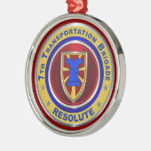 Transport Brigade Weihnachten Ornament Aus Metall (Links)