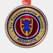 Transport Brigade Weihnachten Ornament Aus Metall (Vorne)