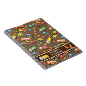 Transport Brown. Notizbuch Notizblock (Rechte Seite)