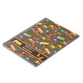 Transport Brown. Notizbuch Notizblock (Linke Seite)