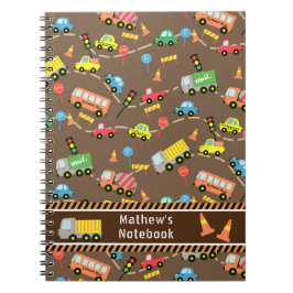 Transport Brown. Notizbuch Notizblock