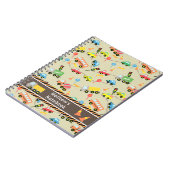 Transport Brown. Notizbuch Notizblock (Linke Seite)