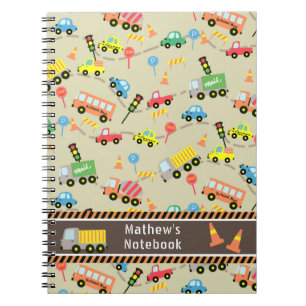 Transport Brown. Notizbuch Notizblock