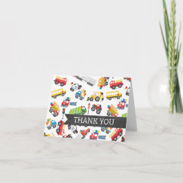 Transport Danke, Ihr Kartenfahrzeug Vielen Dank Dankeskarte