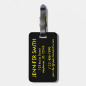 Transport des Big Yellow School-Buslehrers Gepäckanhänger (Rückseite vertikal)