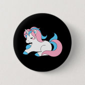 Transport-Einhorn Button (Vorderseite)