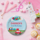 Transport / Fahrzeugjungs Geburtstagspartei Pappteller (Party)