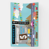 Transport Geburtstag Banner (Vertikal)