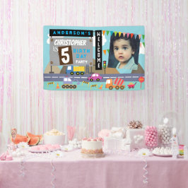 Transport Geburtstags-Foto Banner