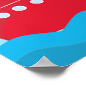 Transport Geburtstagsgeschenk Hintergrund Grosses  Poster (Ecke)