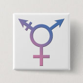Transport/Genderqueer Stolz-Knopf Button (Vorderseite)