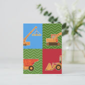 Transport Heavy Equipment - Klebung Postkarte (Stehend Vorderseite)