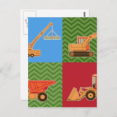 Transport Heavy Equipment - Klebung Postkarte (Vorne/Hinten)