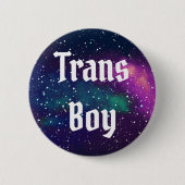 Transport-Jungen-kundengerechte Galaxie-Identität Button (Vorderseite)