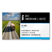 Transport & Logistik | Lastkraftwagen Magnetische Visitenkarte (Vorderseite)