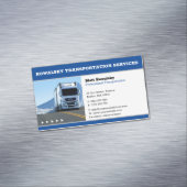 Transport & Logistik | Lastkraftwagen Magnetische Visitenkarte (Beispiel)