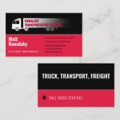 Transport & Logistik | Lastkraftwagen Visitenkarte (Vorne/Hinten)