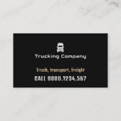 Transport & Logistik | Lastkraftwagen Visitenkarte (Rückseite)