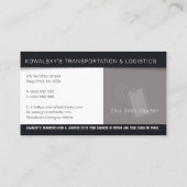 Transport & Logistik | Lastkraftwagen Visitenkarte (Rückseite)