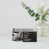 Transport & Logistik | Lastkraftwagen Visitenkarte (Stehend Vorderseite)