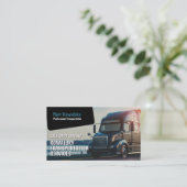 Transport & Logistik | Lastkraftwagen Visitenkarte (Stehend Vorderseite)