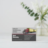 Transport & Logistik | Lastkraftwagen Visitenkarte (Stehend Vorderseite)