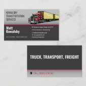 Transport & Logistik | Lastkraftwagen Visitenkarte (Vorne/Hinten)