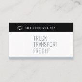 Transport & Logistik | Lastkraftwagen Visitenkarte (Rückseite)