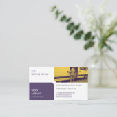 Transport & Logistik | Lieferwagen Visitenkarte (Stehend Vorderseite)