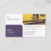 Transport & Logistik | Lieferwagen Visitenkarte (Vorderseite)