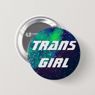 Transport-Mädchen-kundengerechte Galaxie-Identit Button