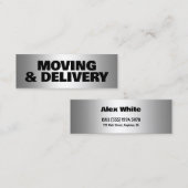 Transport Mini Visitenkarte (Vorne/Hinten)