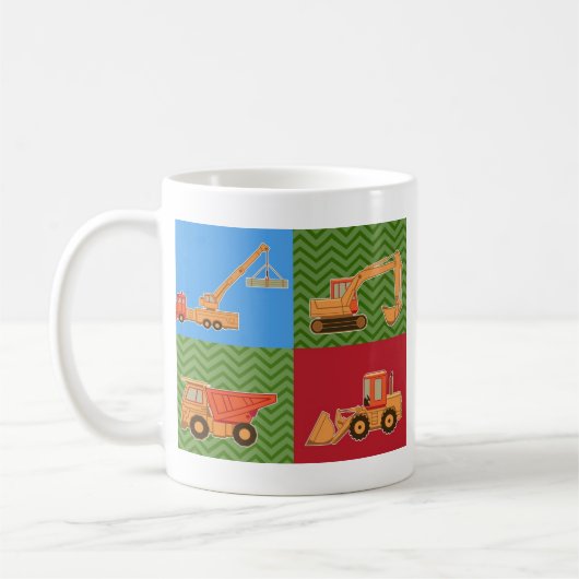 Transport-schwere Ausrüstung - Collage Kaffeetasse (Links)