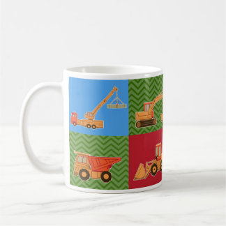 Transport-schwere Ausrüstung - Collage Kaffeetasse
