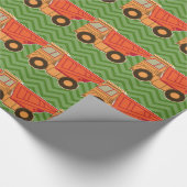 Transport-schwerer Ausrüstungs-Kipper Geschenkpapier (Ecke)