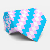 Transport-Stolz-Krawatte - checkered Krawatte (Gerollt)