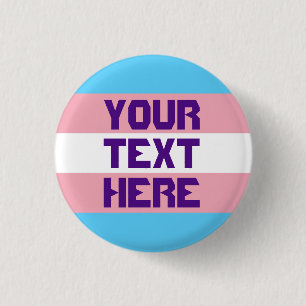 Transport-Stolzflagge mit Textknopf Button