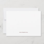 Transport-Taufeinladungen Einladung (Rückseite)