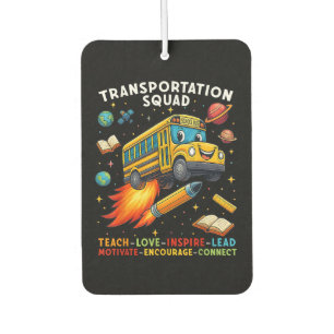Transport-Team Lustiger Schulbusfahrer Autolufterfrischer