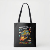 Transport-Team Lustiger Schulbusfahrer Tasche (Vorderseite)