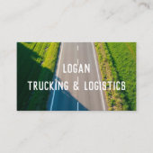 Transport Truck Custom QR Visitenkarte (Vorderseite)
